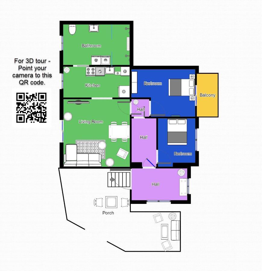 Aday - 2 Bedroom Apartment With Patio Aalborg Bagian luar foto